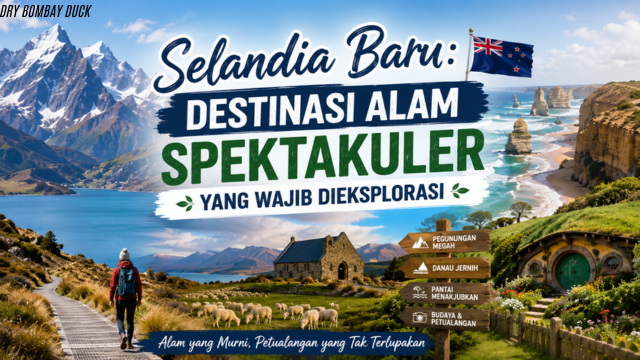 Selandia Baru: Destinasi Alam Spektakuler yang Wajib Dieksplorasi