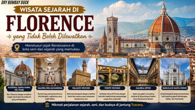 Wisata Sejarah di Florence yang Tidak Boleh Dilewatkan