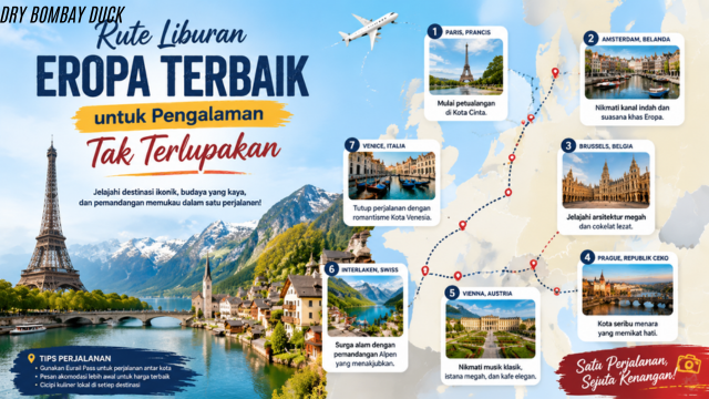 Rute Liburan Eropa Terbaik untuk Pengalaman Tak Terlupakan