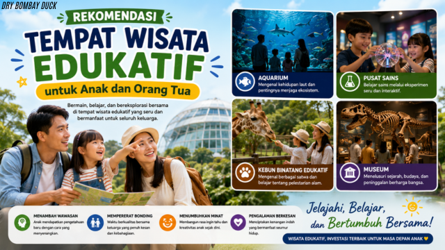 Rekomendasi Tempat Wisata Edukatif untuk Anak dan Orang Tua