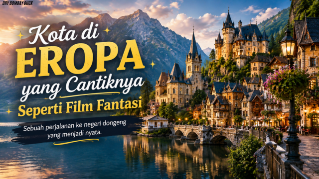 Kota di Eropa yang Cantiknya Seperti Film Fantasi