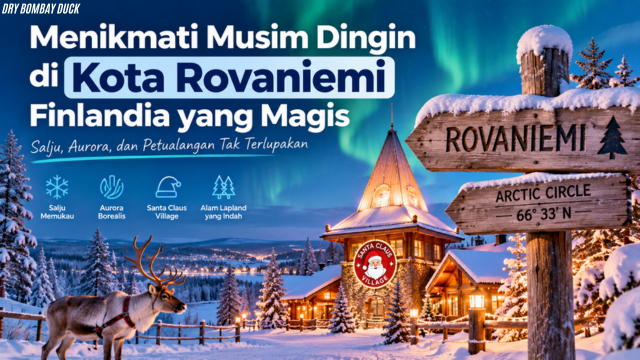 Menikmati Musim Dingin di Kota Rovaniemi Finlandia yang Magis