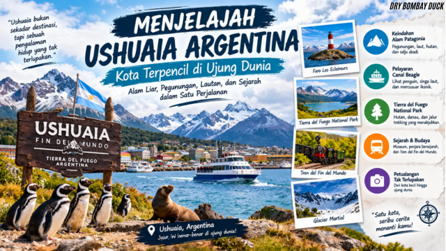 Menjelajah Ushuaia Argentina, Kota Terpencil di Ujung Dunia